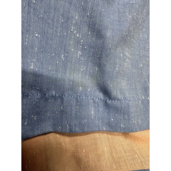 Vtg 80s‎ Sea Isle By Arrow Men’s L Color Blocked Button Down - Picture 6 of 7